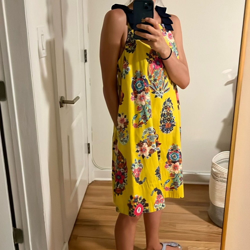 Colorful Anthropologie Maeve dress with pockets size XS. Like new condition
